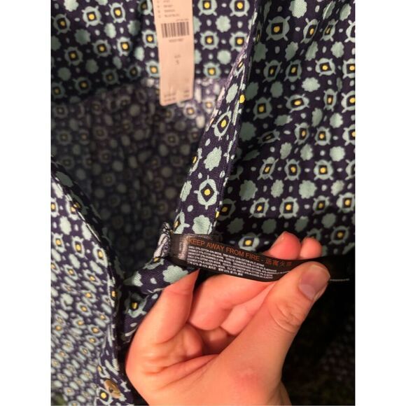 NWT Anthropologie Alexandra Farmer Flannel Lounge Jumpsuit Size Small - Picture 6 of 7